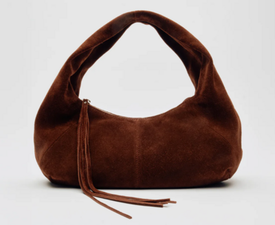Bolso Nunoo samll Alma  suede chocolate